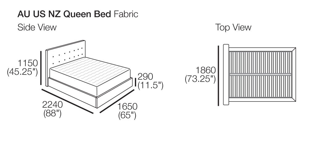 Serenade Soft Storage Bed Storage Bed King Size Bed